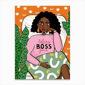 Boss Lady Jameela Canvas Print