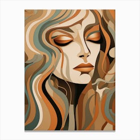 Abstract Of A Woman 7 Canvas Print