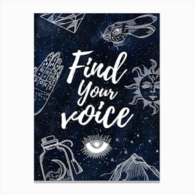 Find Your Voice - Mysterious Luna poster #7 Canvas Print