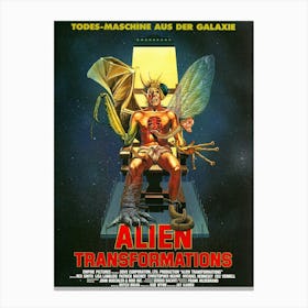 Alien Transformations, Movie Poster Canvas Print