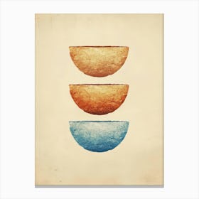 Three Bowls 6 Canvas Print