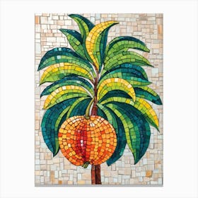 Mango Tree Mosaic Canvas Print