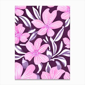 Pink Flowers 2 Canvas Print