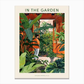 In The Garden Poster Katsura Imperial Villa Japan 1 Canvas Print