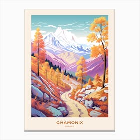 Chamonix To Zermatt France 2 Hike Poster Canvas Print