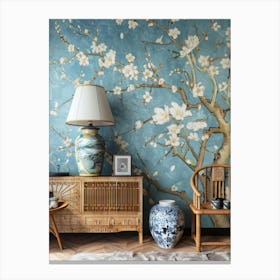 Chinese Cherry Blossoms Canvas Print