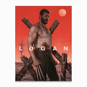 Logan Movie And FIlm Canvas Print