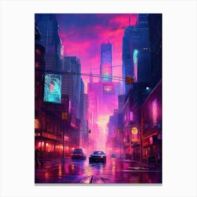 Futuristic City 13 Canvas Print