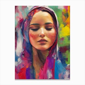 Modest Visions Veiled In Vibrance 23 Canvas Print