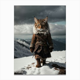 Viking Cat 2 Canvas Print