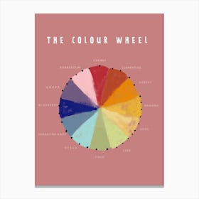 The Colour Wheel Canvas Print