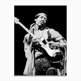 Jimi Hendrix 4 Canvas Print