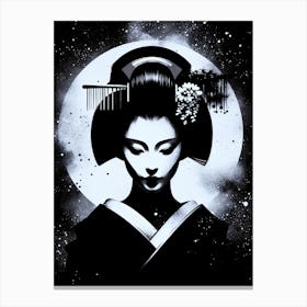 Creativel Geisha Illustration 150 Canvas Print