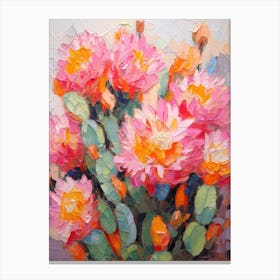 Cactus Painting Mammillaria 2 Canvas Print