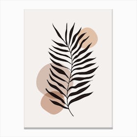 Abstract Palm Canvas Print