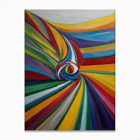 Eye Of The Rainbow Canvas Print