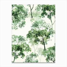 Green Trees Canvas Print