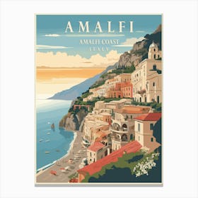 Amalie Coast, Italy Canvas Print