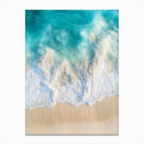 Beach Sand And Water 1 Canvas Print