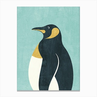 Fauna Emperor Penguin Canvas Print