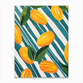 Mango Fruit Summer Illustration 3 Canvas Print