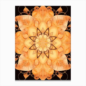 Symmetrical Mandalas Geometric Illustration 20 Canvas Print