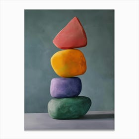 Stack Of Stones Canvas Print