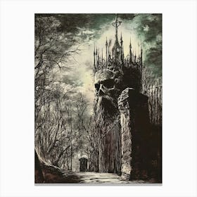 Lord Of The Castle Canvas Print