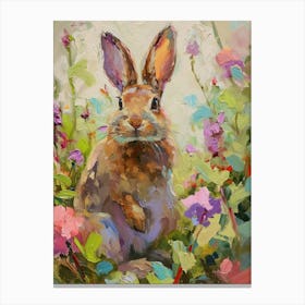 Beveren Rabbit Painting 2 Canvas Print