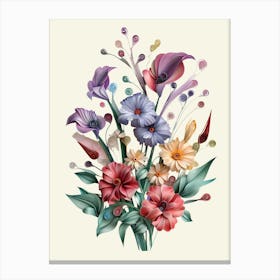 Bouquet Of Flowers 8 Canvas Print