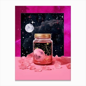 Vintage Collge Magic Ritual Jar 02 Canvas Print