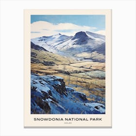 Snowdonia National Park Wales 3 Poster Canvas Print
