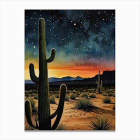 Saguaro Canvas Print