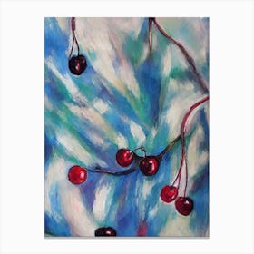 Sour Cherry Classic Fruit Canvas Print