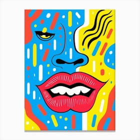 Pop Art Colourful 1 Canvas Print