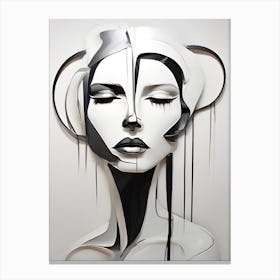 Abstract Woman Canvas Print