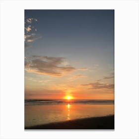 Sunset in Guanacaste, Costa Rica - Vertical Canvas Print