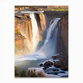 Shoshone Falls, United States Realistic Photograph (1) Canvas Print
