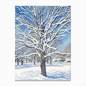 Winter Tree Canvas Print