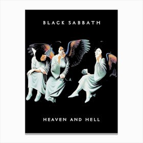 Black Sabbath Heaven And Hell Canvas Print