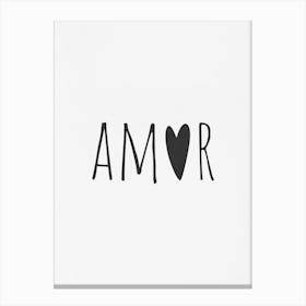 Amor Canvas Print 1 Canvas Print