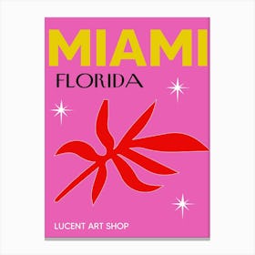 Miami Florida Canvas Print