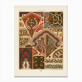 Indian Pattern, Albert Racine 4 Canvas Print