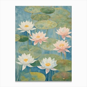 Serene Water Lilies Canvas Print