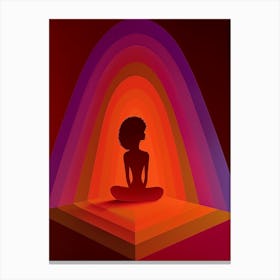 Psychedelia, sixties, "Warm Retreat" Canvas Print