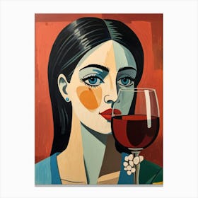 Glass Of Wine Canvas Print