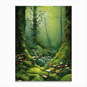 Mossy Serenade Canvas Print