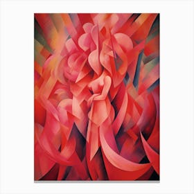 Pink Futurist Fantasia Canvas Print