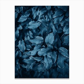 New Foliage Blue Ii Canvas Print