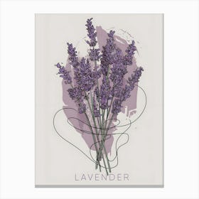 Lavender Bouquet Canvas Print